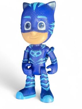 PJ Masks Catboy action figure with blue and lighter blue striped toy